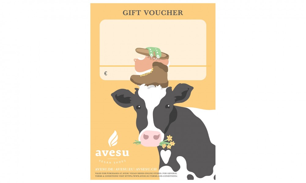 Vegan Gift Card Cow