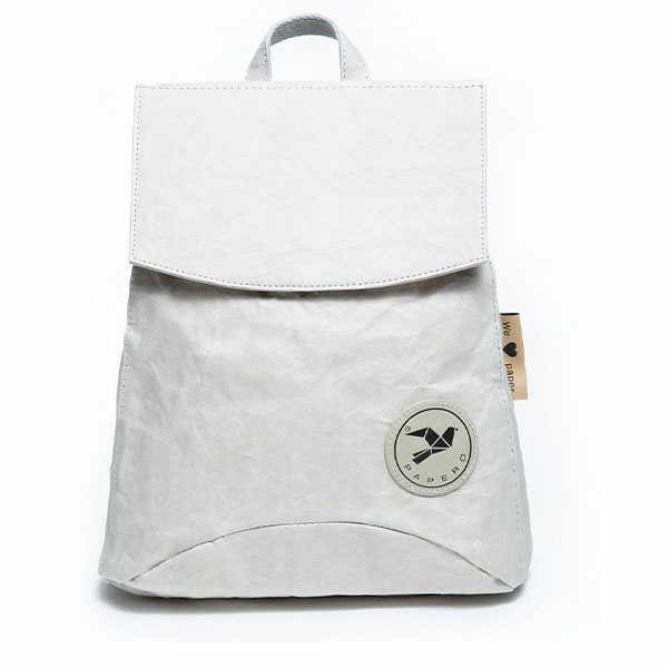 Veganer Rucksack | PAPERO Salamander Backpack Grey