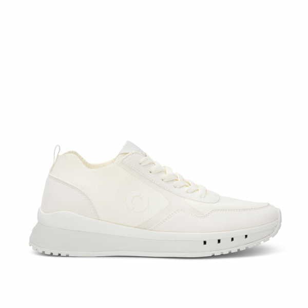 CERVINOALF KNIT SNEAKERS WOMAN OFF WHITE