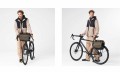 Vegane Schultertasche | AEVOR Triple Bike Bag Proof Olive Gold