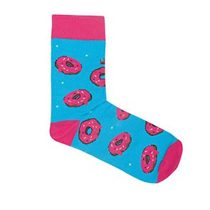Vegane Socken | KABAK Socks Donuts Blue