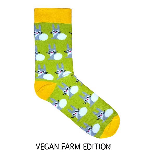Vegane Socken | KABAK X AVESU Vegan Farm Edition Socks Billie the Bunny